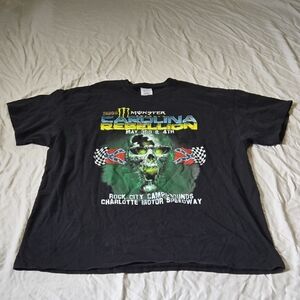 Mens 2XL 2014 Monster Energy Carolina Rebellion Concert T-shirt